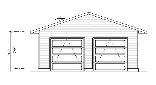 24 x 26 Garage Plans