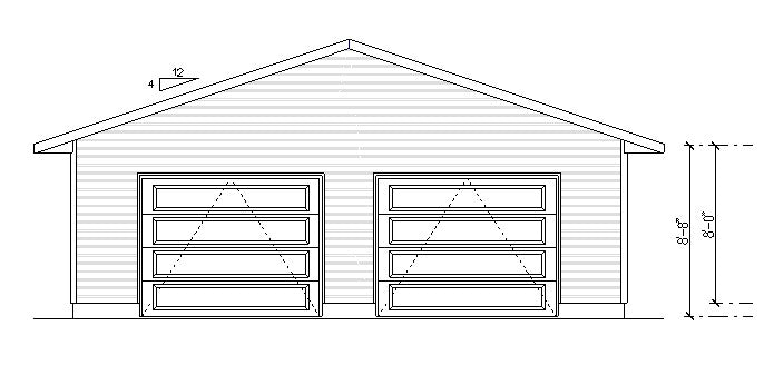 28 x 28 Garage Plans