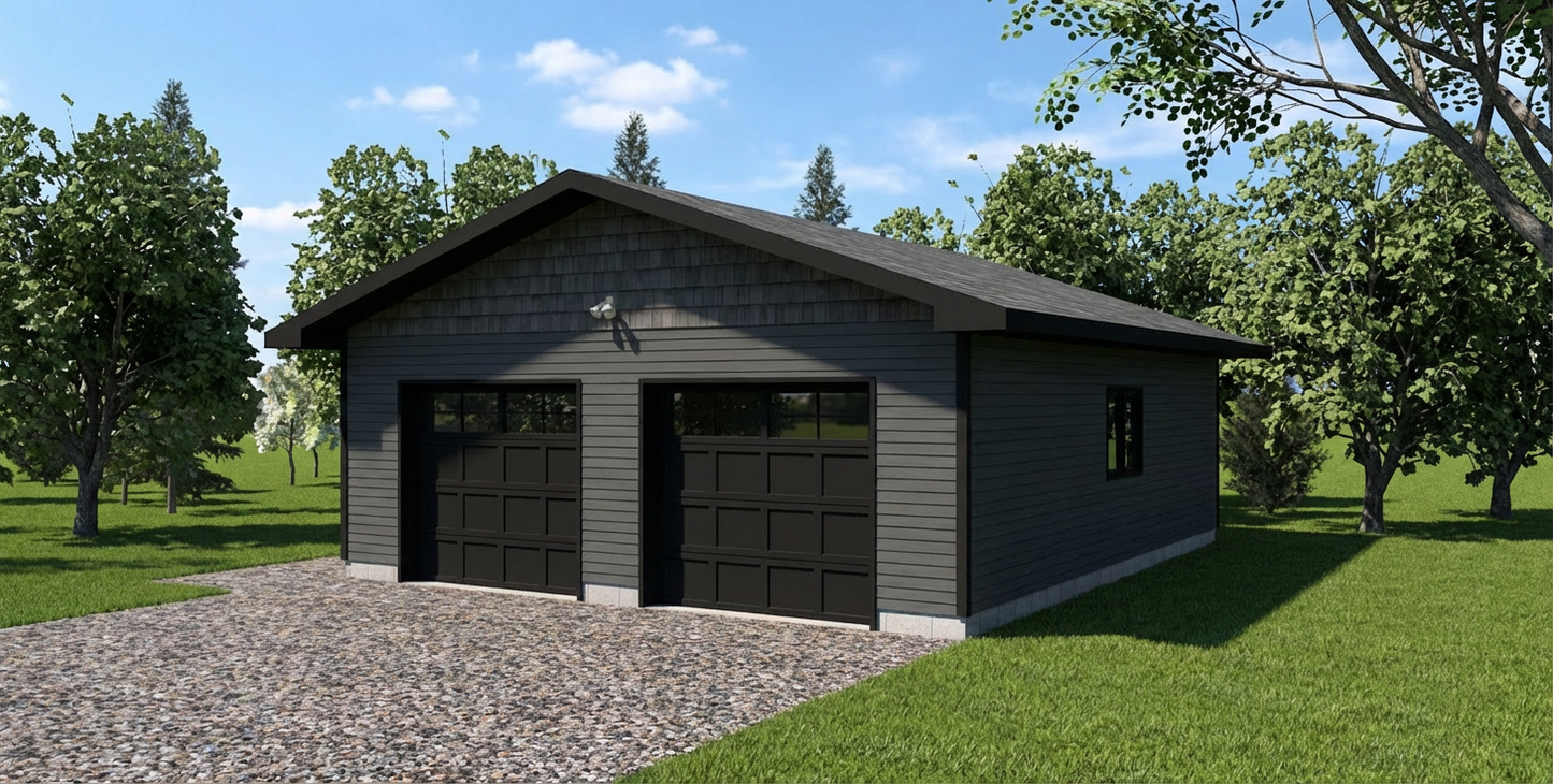 24 x 28 Garage Plans