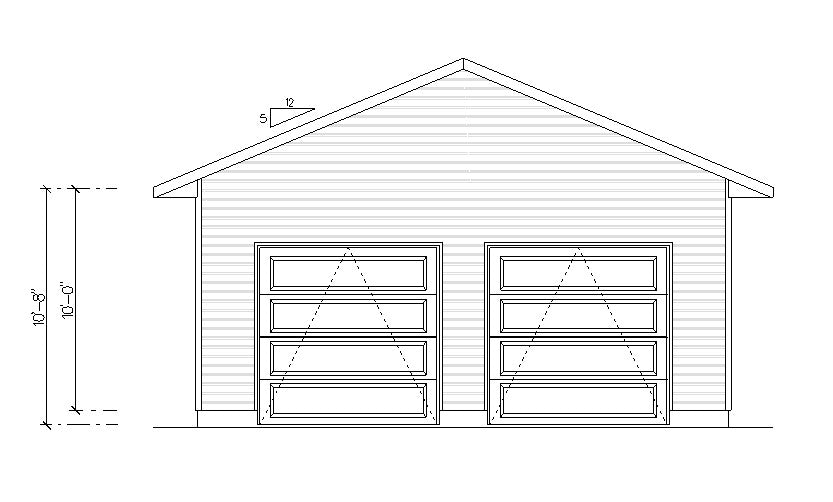 24 x 24 Garage Plans