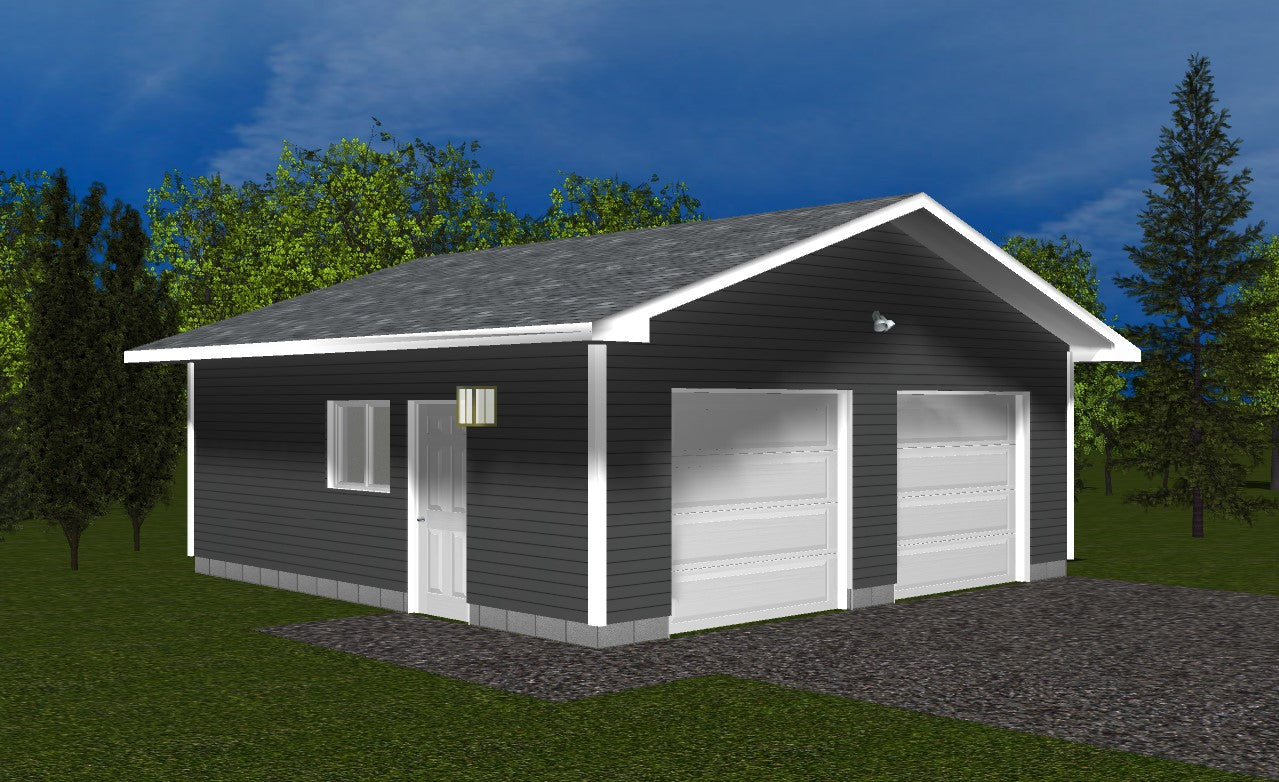 24 x 24 Garage Plans