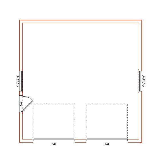 24 x 24 Garage Plans