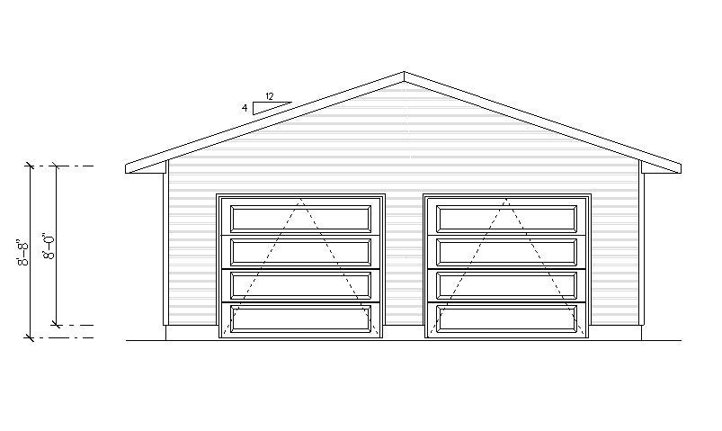 24 x 24 Garage Plans