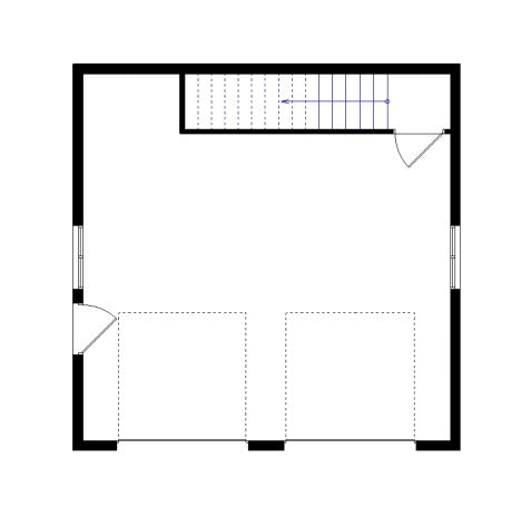 24 x 24 Two Storey Garage