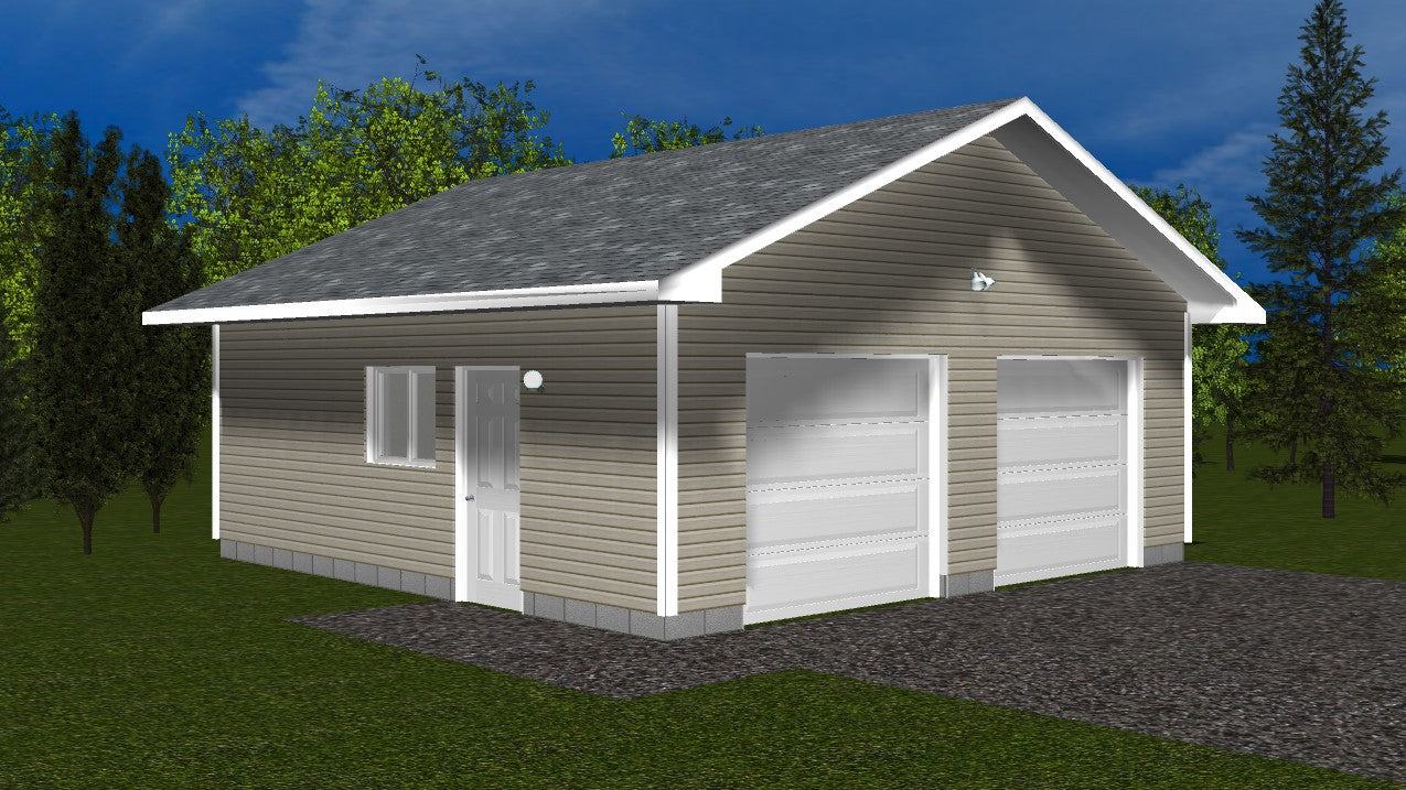 24 x 24 Garage Plans