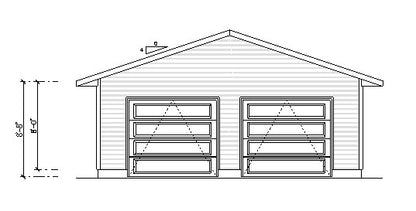 24 x 26 Garage Plans