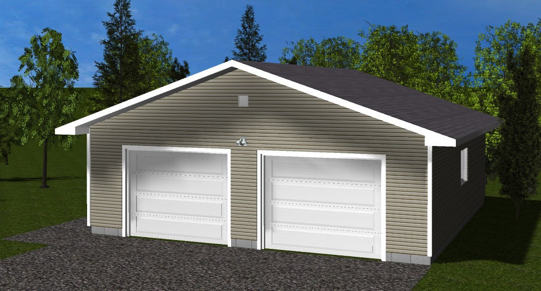 28 x 28 Garage Plans