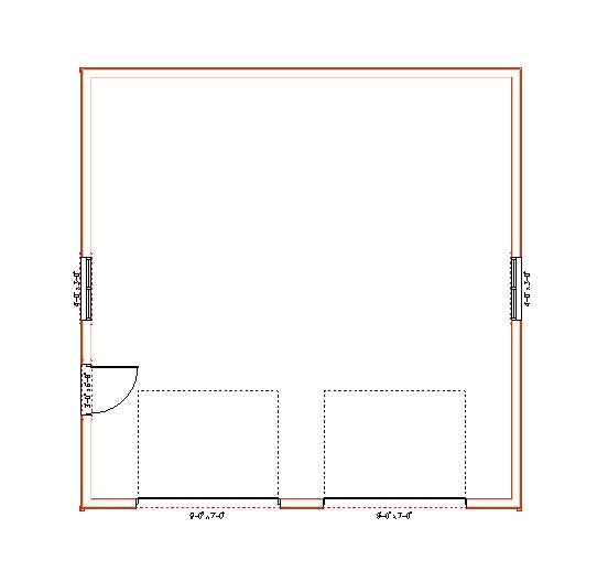 28 x 28 Garage Plans