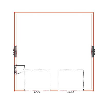 28 x 28 Garage Plans