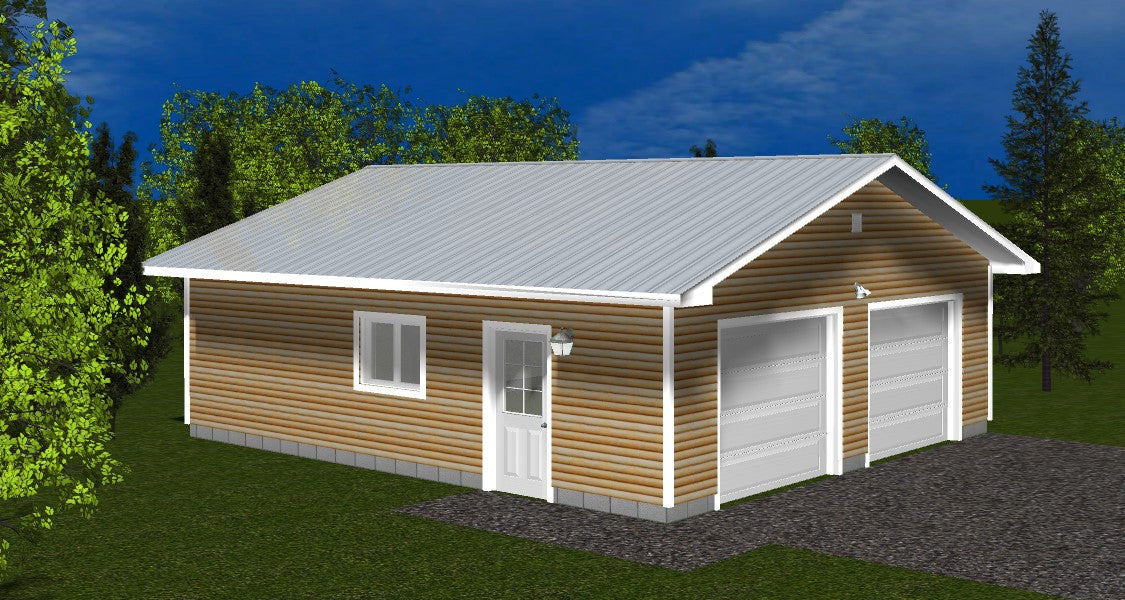 28 x 30 Garage Plans