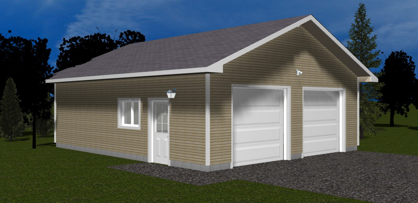 28 x 36 Garage Plans