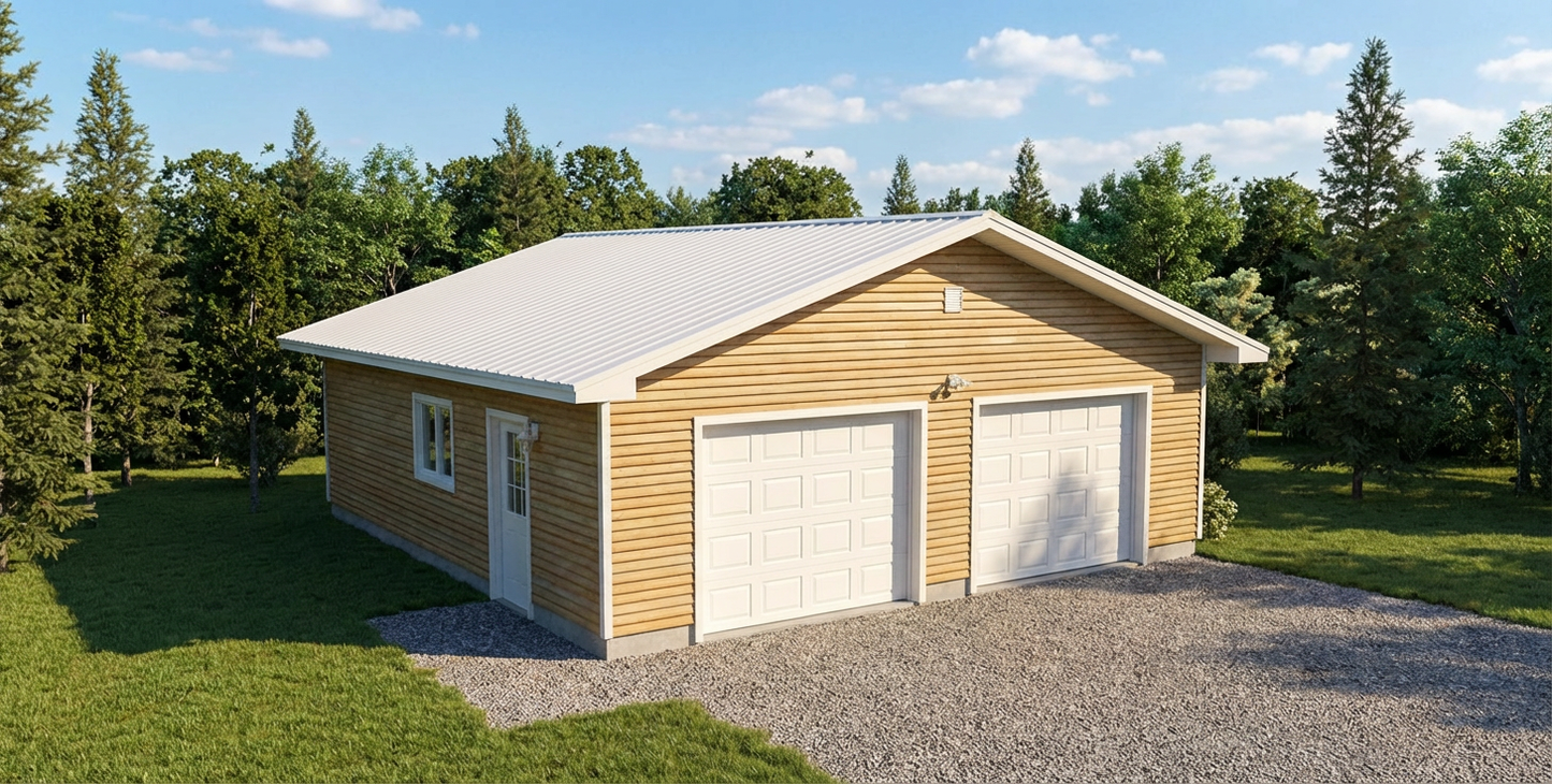 28 x 30 Garage Plans