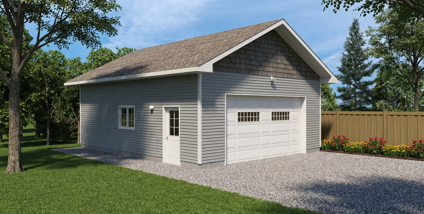 24 x 30 Garage Plans