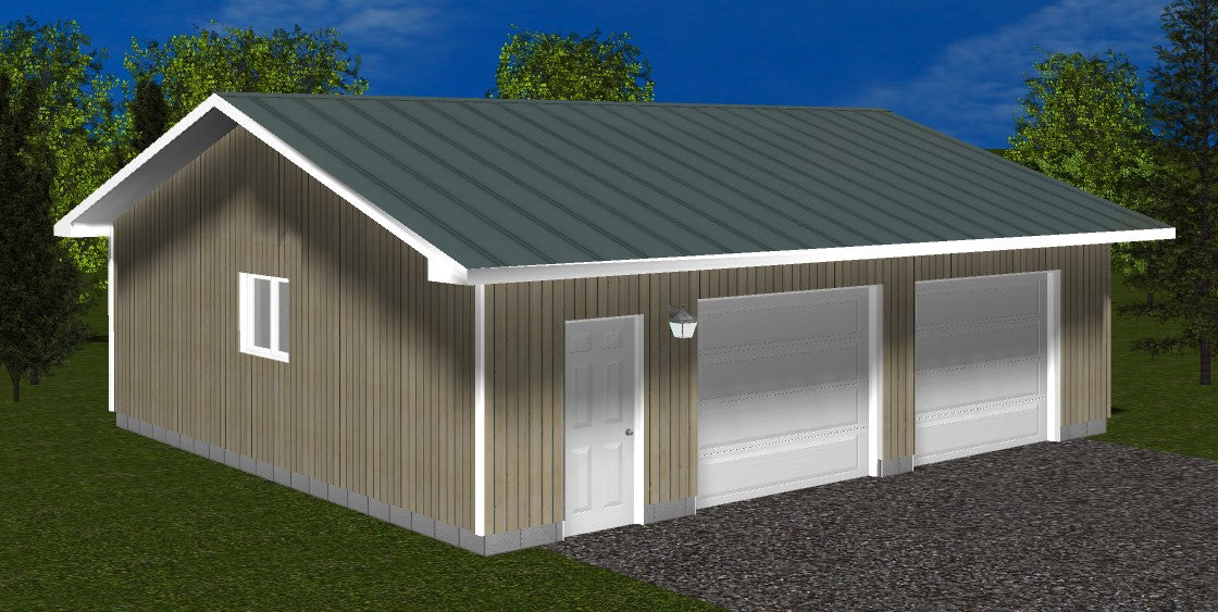 28 x 32 Garage Plans