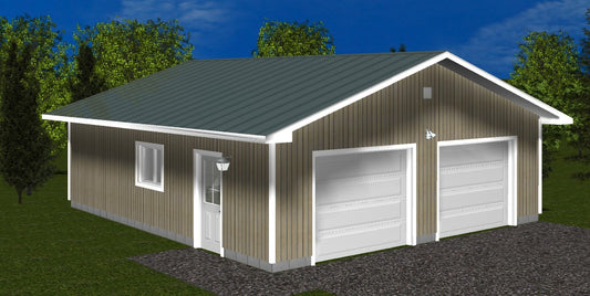 28 x 32 Garage Plans